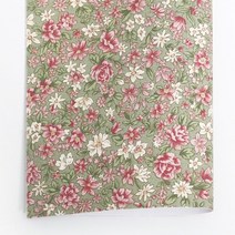 [펠트친구] 패브릭스티커-디앙 그린[112] / 꽃 감성 포인트 장식 데코 인테리어 원단 포장 빈티지 다이어리 천 리폼 다꾸 스티커 시트지