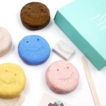 제로웨이스트 약산성 고체 샴푸바만들기 KIT (1인용)+체험활동지, 청대(블루)