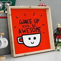 [바보사랑] 우드프레임액자_커피잔일러스트, 타입선택:4.코코아