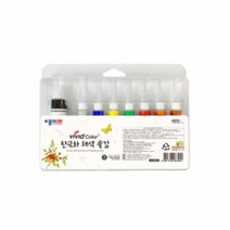 일음쇼핑^^*m8색 한국화 채색 물감 (7.5ml) 동양화 미술 화물감 채물감 8화 그림 화채 세트일medi^*^, ab*^^선택없는