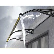 차면시설 처마 창문빗물막이 창문비막이 렉산 빗물막이 레인셔터 캐노피 차양, 60x80cm