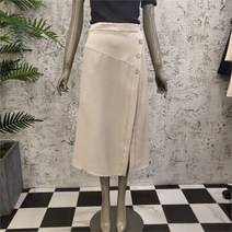 시슬리 NC11 탐탐 버튼 스커트 SASK32231