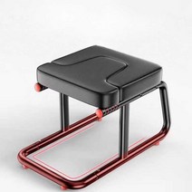 거꾸리 물구나무서기 의자 거꾸리 요가 체어운동기구, 업그레이드된 블랙(푸쉬업 보드 포함)