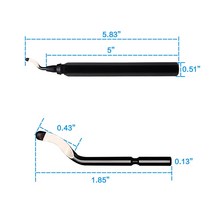 디버링툴 핸드 버 트리밍 나이프 에지 스크레이퍼 파이프 트리머 플라스틱 금속 목재 디버링 도구 러프 리, 한개옵션0