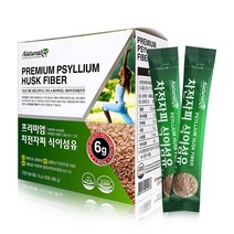 건강을더하다 프리미엄 차전자피 식이섬유 차전차피 분말 변비개선 쾌변 보충제, 6g, 1개
