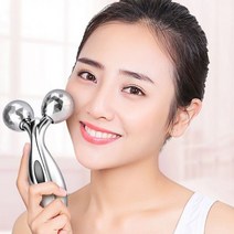 희아랑 롤링마사지기 핸드마사지 전신얼굴 팔 복부주변 종아리 경락 바디 핸디안마 쉘프 스틱 피부마사지, 핑크, XC-300