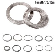 스테인레스 스틸 와이어 길이 1 m / 5 10 결코 코드 라인을 페이드 쥬얼리 수제 DIY 팔찌 & 목걸이 만들기, 09 1.5mm_01 5M