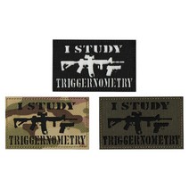 전술 서바이벌 밀리터리 M4A1 반사 야광 와펜 패치