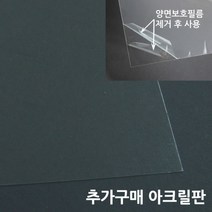 아트홀릭 보석십자수 전용 액자 AT-404 화이트, 02.아크릴판(구성품) 30X40cm