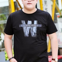 큰옷 키큰 티셔츠 여름 코디 통통한 루즈핏 남자 반팔 아빠 남친 선물 아들 배나온 삼촌
