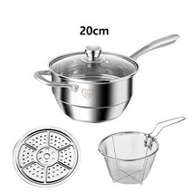 다기능 국수냄비 튀김냄비 찌개냄비 찜솥, 20cm