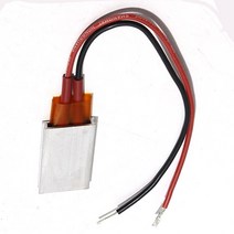 전기온수기부품 2pcs dc125v 35x20x5mm ptc 가열 요소 온도 조절기 알루미늄 4080230도 ptc 히터 플레이트, 12v 230도 15-25w