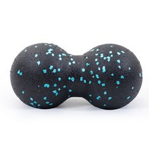 토구 트라택 트라텍 볼란스 마사지 볼 공 EPP 땅콩 바디 근막 이완 요가, 16 X 8cm 블루