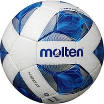 molten(몰텐) 축구공 일반·대학·고등학교·중학교용 5호구 국제 공인구 검정구 반타지오 4900 토용 스노우 화이트 펄×블루 F5A4901