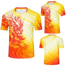 탁구복 의류 남자 유니폼 상의 남녀공용 테니스 저지 배드민턴 탁구 러닝 스포츠