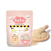 또야호야 유기농 현미맛 옹알이쌀과자 30g, 또야호야 현미맛 옹알이_30g