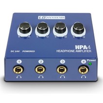 LD SYSTEMS HPA4 헤드폰앰프 헤드폰분배기 4채널 2입력