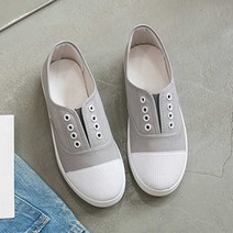 여성 하얀 끈없는 운동화 신발 보세 데이트 패션화 바니비 11115EA