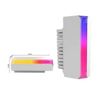 ATX 24 핀-90 도 전원 어댑터 5V 3 핀 ARGB 메인 보드 마더 공급 장치 케이블 모듈러 DIY 장착 액세서리, [03] White