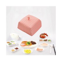 음식덮개 밥상보 보온 푸드커버 사각 접이식, 소CJ001882