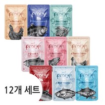 프라미 고양이 습식 파우치 70g 12개 고양이 기능성 간식 키튼 어덜트 시니어, 키튼 멀티비타민(참치) 12개
