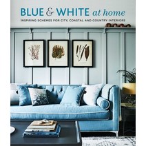 (영문도서) Blue & White at Home Hardcover, Ryland Peters & Small, English, 9781788794411