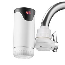 전기 순간 온수기 야외 화장실 3000W Electric Kitchen Water Tap Instant Hot Faucet Cold Heating Tankle, 01 WHITE_04 Au 플러그