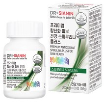 닥터시아닌 프리미엄 항산화 피부건강 스피루리나 플러스, 60정, 1개