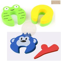 손끼임방지 문에 끼우는 문닫힘 방지 스펀지 스폰지 문쿵 문콕 어린이집, 원숭이