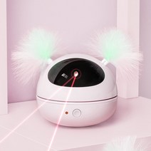 목도리 모자 옷 용품 360 회전 레이저 고양이 대화 형 장난감 전기 로봇 괴롭히는 고양이 깃털 장난감 지능