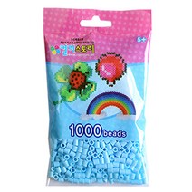 컬러비즈 5mm55g1000개900원, S53_싱글비즈 하늘색(Sky-Blue), 1000개