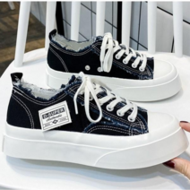 나루니 W03791 키높이 4CM 여성운동화 캔버스화 캔버스스타일 예쁜 굽높은 여자운동화 예쁜운동화