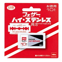페더 양날 면도기날 10개입 FH-10B 리필 면도날 입문용