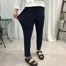 인스타일 여름 아이스 냉장고 스판 밴딩 슬랙스 바지