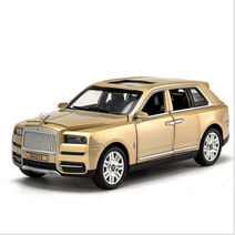 자동차 다이캐스트 롤스로이스엠블럼 모형자동차 1:32 롤스 로이스 컬리넌 합금 모델, 샴페인