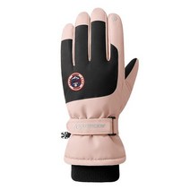 스키장갑 Winter Touchscreen Windproof Warm Waterproof Snowboarding Gloves Cycling Sports Plush Ski #, [01] L, 03 C_01 L
