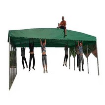접이식 행사용 텐트 이동식 야외 가림막 자바라 천막, 3x3