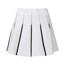 파리게이츠 파리게이츠골프스커트 KQF 521B2PC365_WH 화이트 여성 플리츠 자카드 큐롯 스커트