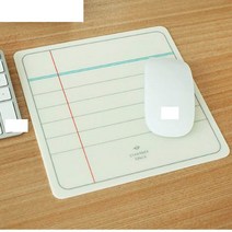 사각 pvc마우스패드 20x20cm note pad색상 책상꾸미기 네모 마우스 깔개 페드, 기본