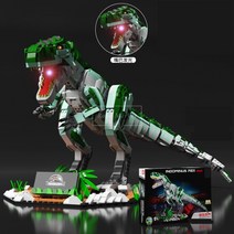 호환블럭 신제품 빛나는 공룡 티라노사우르스 쥬라기월드 T2010 호환 창작