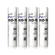 ICARE 10인치 하우징 침전 세디먼트 1차 정수기 필터 FRO-10, 4개, 하우징세디필터(FRO-10)