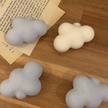 구름 석고방향제+리필오일 5ml 차량용방향제 인테리어소품 답례품 선물, 피오니, 화이트