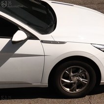 JS automotive 베뉴 차량 본넷 사이드 휀다 에어덕트 플로우 플레이트 라인 알루미늄 포인트 몰딩 차량 인테리어 카악세사리 튜닝 용품 전용
