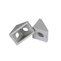 프로파일 브래킷 50pcs 알루미늄 2020 코너 피팅 20x20x17mm 커넥터 용 앵글 CNC 라우터