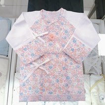 압소바 논현점 얇은 원단에 예쁜 꽃무늬 배냇저고리 *초특가 할인*