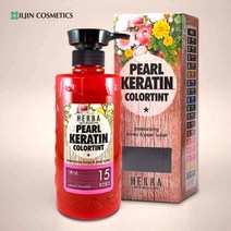 헤르바 꿀보습+꿀광택 펄 컬러틴트 헤어매니큐어 18컬러 500ml 최신정품, 04 모카브라운