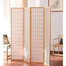 한지파티션 가벽 한옥 카페 우드파티션 실내 펜션, 높이120x폭44cm(4개가격)무도장목재색상