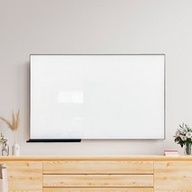 일반유리 유리칠판 화이트 심플블랙베젤 1500x2400 자석형, 전남/경남/강원