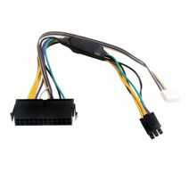 HPZ220 Z230 SFF 18E4 서버 워크 스테이션 18AWG 와이어를위한 메인 보드 패치 코드 2 포트 6 핀 전원 공급 케이블에 ATX 24 핀, 보여진 바와 같이, 하나