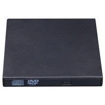 씨디롬 CD롬 외장 DVD ODD 노트북 CD 리더기 1mb usb dvd 드라이브 cd vcd dvd 플레이어 광학 드라이브 라이터 pc 데스크탑 컴퓨터 라이터 cd-rw, 검은 색